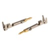 TE Connectivity Mini-Universal MATE-N-LOK Series Male Crimp Terminal 22 AWG Min Crimp 18 AWG Max Gold Plated Brass 170364-3