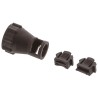 TE Connectivity Miniature CPC Strain Relief Bracket Accessory Type Strain Relief Boot Grey Black White Yellow 1445730-1
