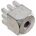 Wurth Elektronik Brass Screw Terminal, Vertical Orientation, 160A Current, Snap-In, 2.54mm Pitch, 9 Legs, 3 Rows 7461093