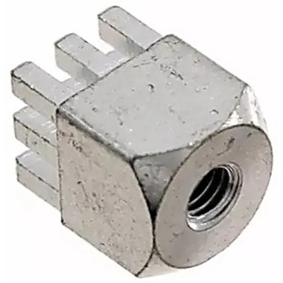 Wurth Elektronik Brass Screw Terminal, Vertical Orientation, 160A Current, Snap-In, 2.54mm Pitch, 9 Legs, 3 Rows 7461093