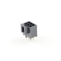 Molex 105310 Series Straight Through Hole PCB Header, 6 Contacts, 2 Row, 2.5 mm Pitch, Shrouded, Brass 105310-1206