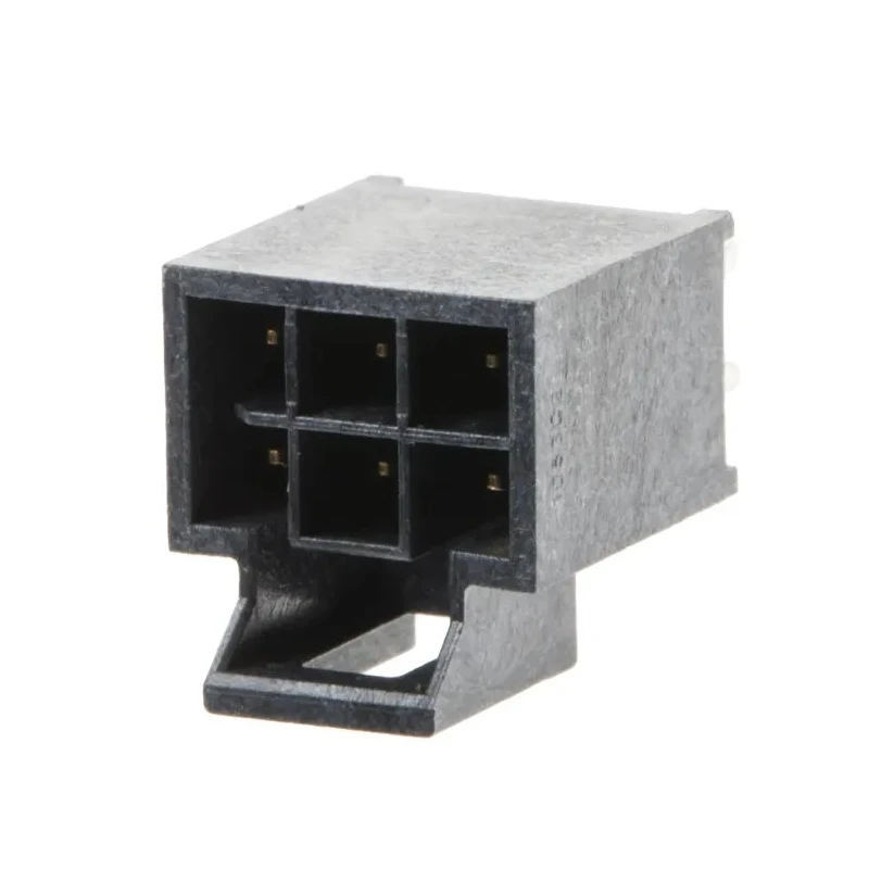 Molex 105310 Series Straight Through Hole PCB Header, 6 Contacts, 2 Row, 2.5 mm Pitch, Shrouded, Brass 105310-1206