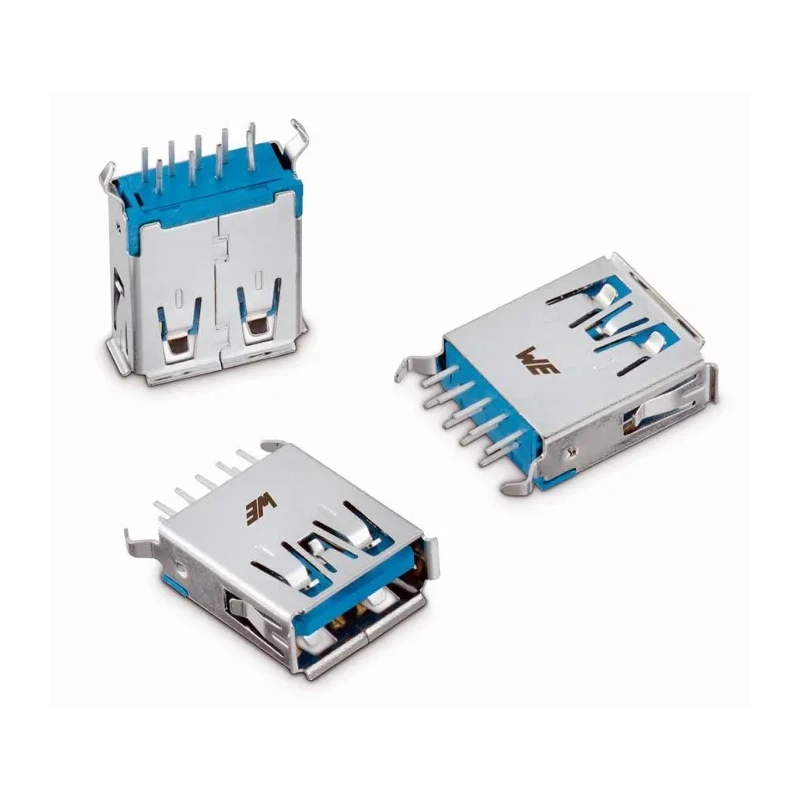 Wurth Elektronik Straight Through Hole Male 1 Port USB Type A USB 3.0 Connector 692121430000