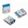 Wurth Elektronik Straight Through Hole Male 1 Port USB Type A USB 3.0 Connector 692121430000