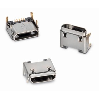 Wurth Elektronik Straight Surface Mount Female 1 Port USB Type B Connector USB 2.0 629105150521
