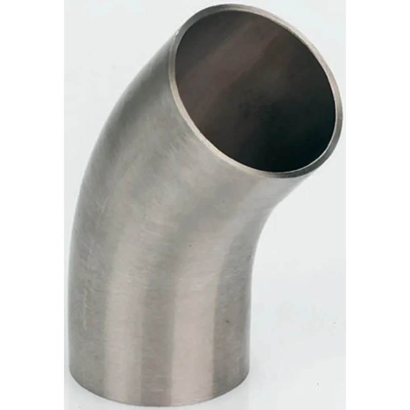 RS PRO Stainless Steel Pipe Fitting Elbow 25.4 mm 45° ISO Plain Bend Long 479-3201