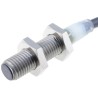 Omron Threaded Barrel Inductive Proximity Sensor M8 Stainless Steel 2 mm Detection, IP67 IP69K, 24V dc E2A-S08KS02-WP-C1 2M