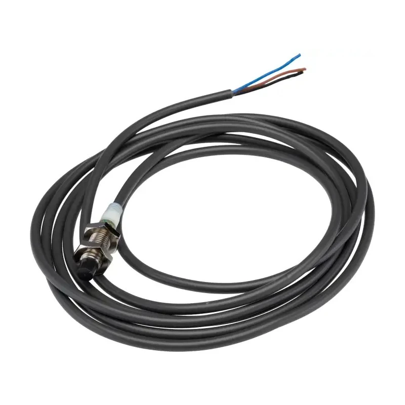 Omron Threaded Barrel Inductive Proximity Sensor M8 PNP 24V DC 4mm Detection E2A-S08KN04-WP-B1 2M