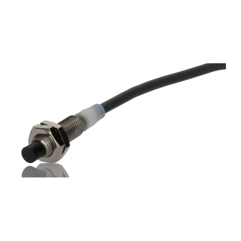 Omron Threaded Barrel Inductive Proximity Sensor M8 PNP 24V DC 4mm Detection E2A-S08KN04-WP-B1 2M