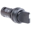 ABB Selector Switch Heads Short Handle Black SPDT 22 mm Cutout Diameter 2 Positions 1SFA619200R1076 C2SS1-10B-11