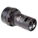 ABB Compact Series Push Button Switch Momentary Panel Mount 22 mm Cutout SPST IP69K 240 V 1SFA619100R1041 CP1-10R-01