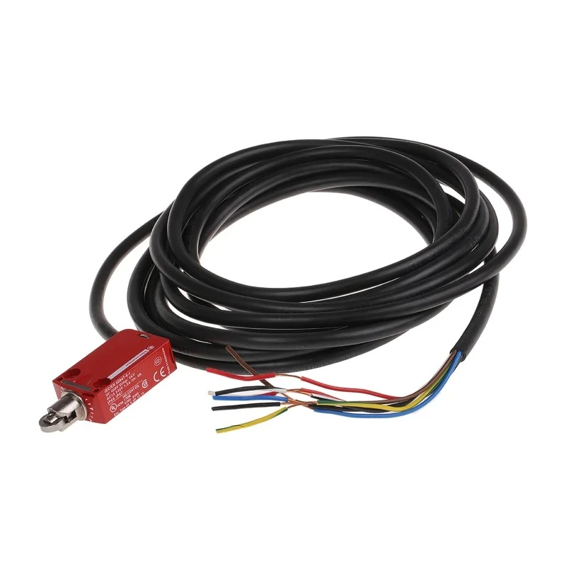 Telemecanique Sensors XCSM Series Roller Plunger Safety Limit Switch, 1 NO/2 NC, IP66 IP67 IP68 Metal Housing 240V XCSM3902L5