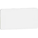 ABB Blank Legend Plate for Use with 22 mm Pilot Devices, Laminate Material, Series KA1-8121 1SFA616920R8121 KA1-8121