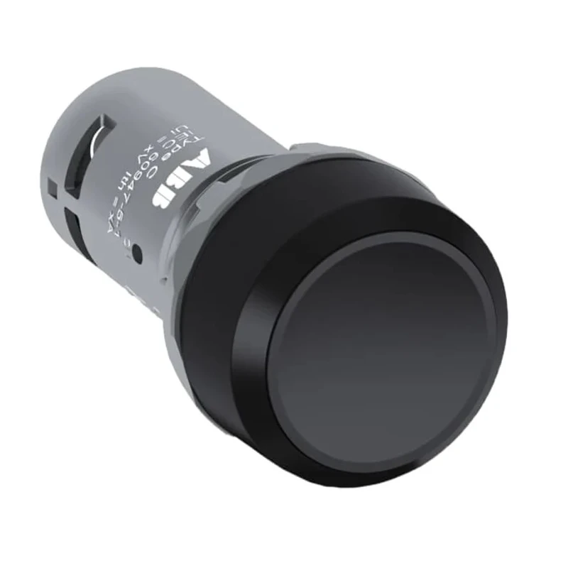 ABB Compact Series Push Button Switch Momentary Panel Mount 22 mm Cutout DPST IP69K 250V 240V 1SFA619100R1026 CP1-10B-20