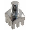 Wurth Elektronik Brass Screw Terminal, Vertical Orientation, 130A Current Capacity, M4 Screw Size, REDCUBE Series 7461096
