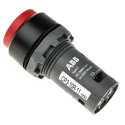ABB Compact Series Push Button Switch, Momentary, Panel Mount, Red Round Actuator, 22 mm Cutout 1SFA619102R1071 CP3-10R-11