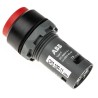 ABB Compact Series Push Button Switch, Momentary, Panel Mount, Red Round Actuator, 22 mm Cutout 1SFA619102R1071 CP3-10R-11