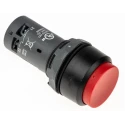 ABB Compact Series Push Button Switch, Momentary, Panel Mount, Red Round Actuator, 22 mm Cutout 1SFA619102R1071 CP3-10R-11