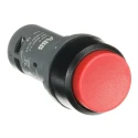 ABB Compact Series Push Button Switch, Momentary, Panel Mount, Red Round Actuator, 22 mm Cutout 1SFA619102R1071 CP3-10R-11