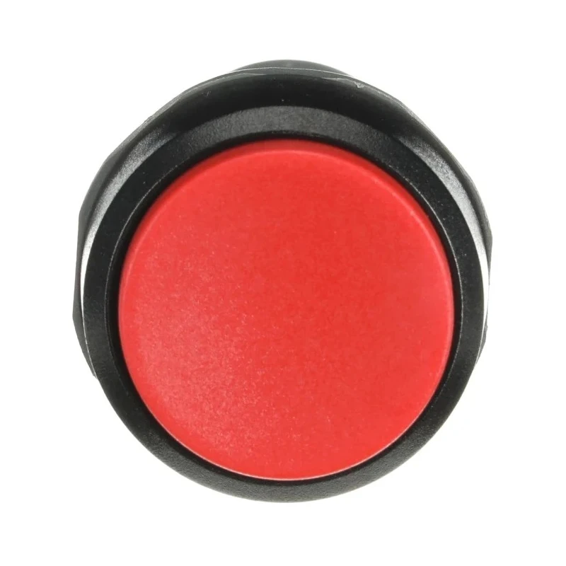 ABB Compact Series Push Button Switch, Momentary, Panel Mount, Red Round Actuator, 22 mm Cutout 1SFA619102R1071 CP3-10R-11