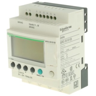 Schneider Electric Zelio Logic Series 6-Input Discrete Relay Output Logic Module 24V AC 479-6171