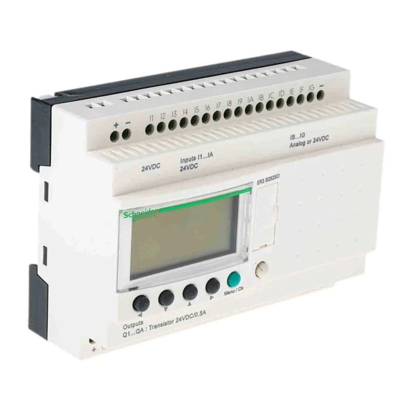 Schneider Electric Zelio Logic Series Logic Module 16-Input Analogue Input 10 Outputs Transistor Output SR3B262BD