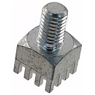 Wurth Elektronik Brass Screw Terminal, Vertical Orientation, 180A Current, 16 Legs, 4 Rows, M5 Screw Size, REDCUBE 7461383