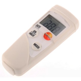 Testo Compact Infrared Thermometer -25°C to 250°C, ±2% Accuracy, Adjustable Emissivity, Battery Powered 0563 8051