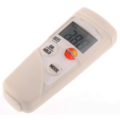 Testo Compact Infrared Thermometer -25°C to 250°C, ±2% Accuracy, Adjustable Emissivity, Battery Powered 0563 8051