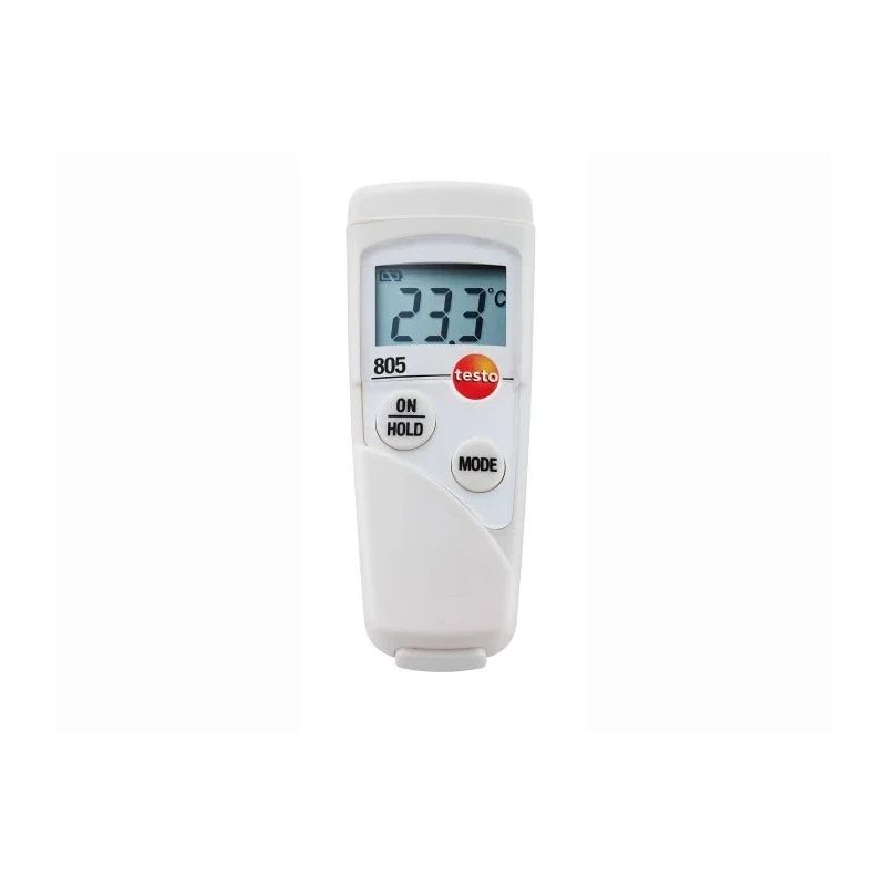 Testo Compact Infrared Thermometer -25°C to 250°C, ±2% Accuracy, Adjustable Emissivity, Battery Powered 0563 8051