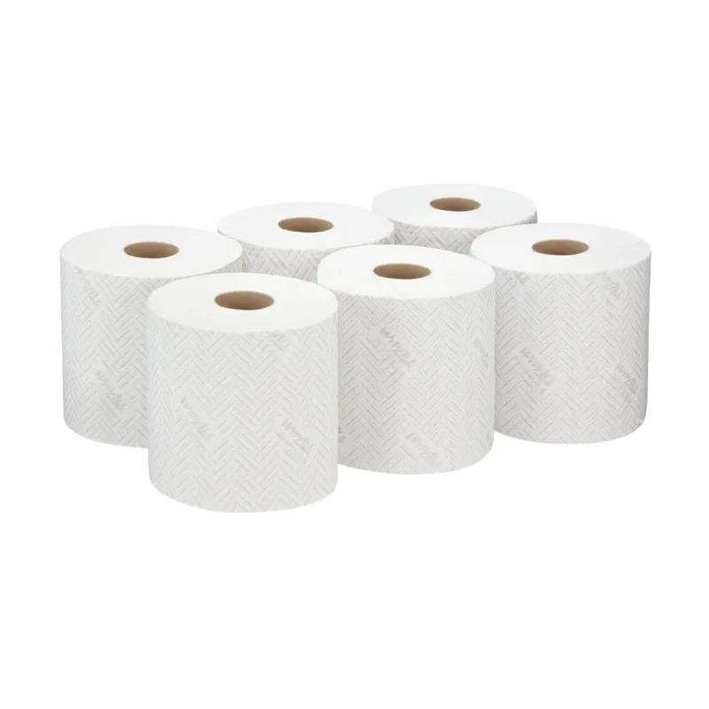 WYPALL General Clean Industrial Wiping Paper Roll 2 Ply, 380 Sheets, White Centrefeed, Model 7303
