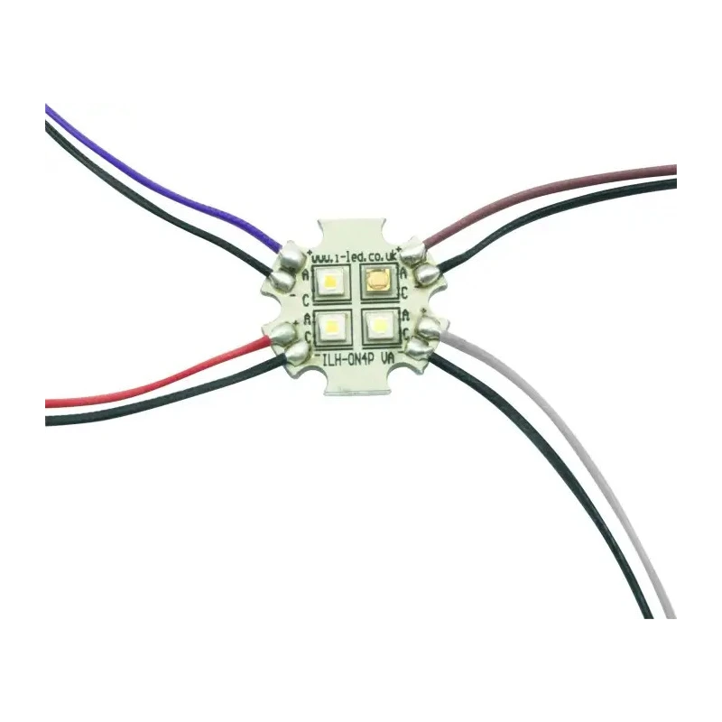 Intelligent LED Solutions Tuneable White LED Array OSLON SSL 150, 4 LEDs Blue Green Red White ILH-OW04-HWNU-PC221-WIR200.