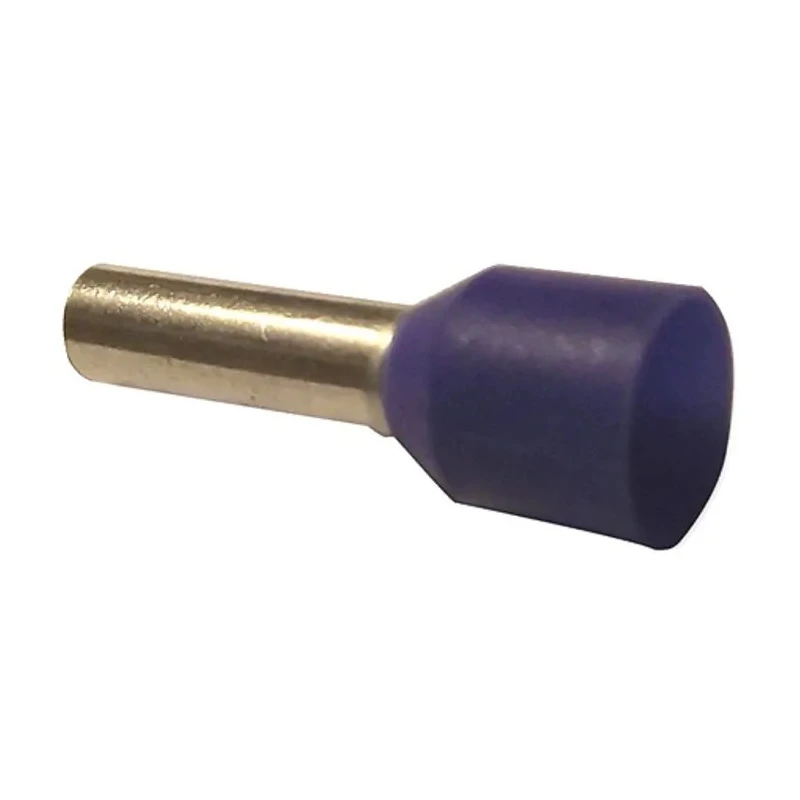JST Insulated Crimp Bootlace Ferrule 2.5mm² 14 AWG Wire Size, 8 mm Pin Length, 2.2 mm Pin Diameter GWE2.5-8