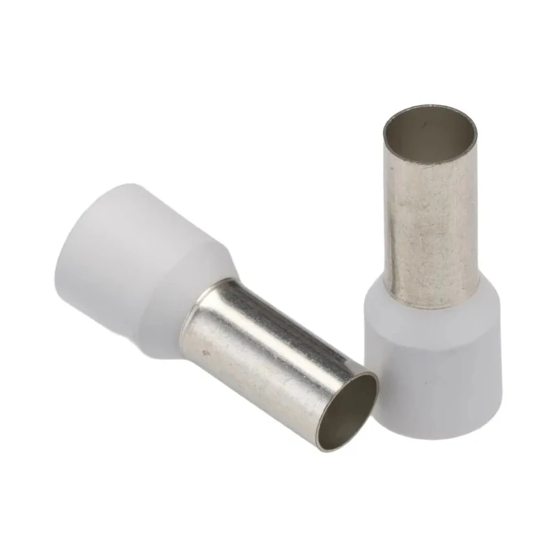 JST FWE Insulated Crimp Bootlace Ferrule 12 mm Pin Length 5.8 mm Pin Diameter White to 6 AWG Wire Size FWE16-12