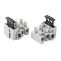 RS PRO Fused Terminal Block 3-Way 2.5mm² Wire 6.3A Screw Panel Mount 450V PA 6.6 122-5193