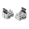 RS PRO Fused Terminal Block 3-Way 2.5mm² Wire 6.3A Screw Panel Mount 450V PA 6.6 122-5193