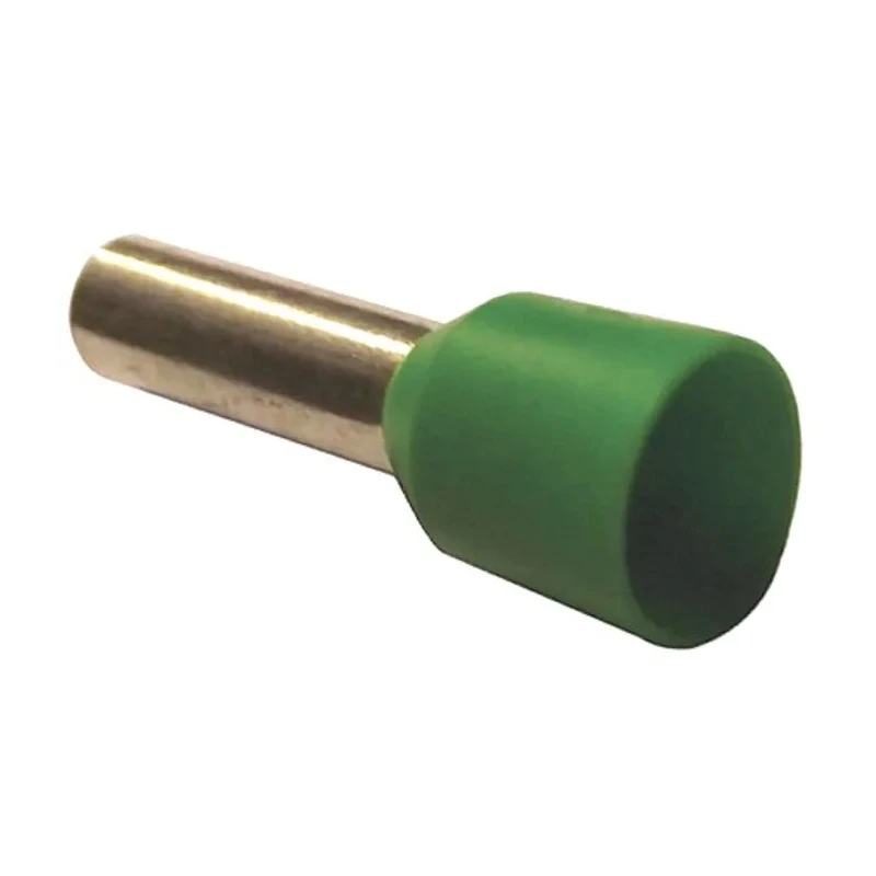 JST FWE Insulated Crimp Bootlace Ferrule 12 mm Pin Length 3.5 mm Pin Diameter Green to 10 AWG Wire Size FWE6-12