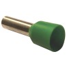 JST FWE Insulated Crimp Bootlace Ferrule 12 mm Pin Length 3.5 mm Pin Diameter Green to 10 AWG Wire Size FWE6-12