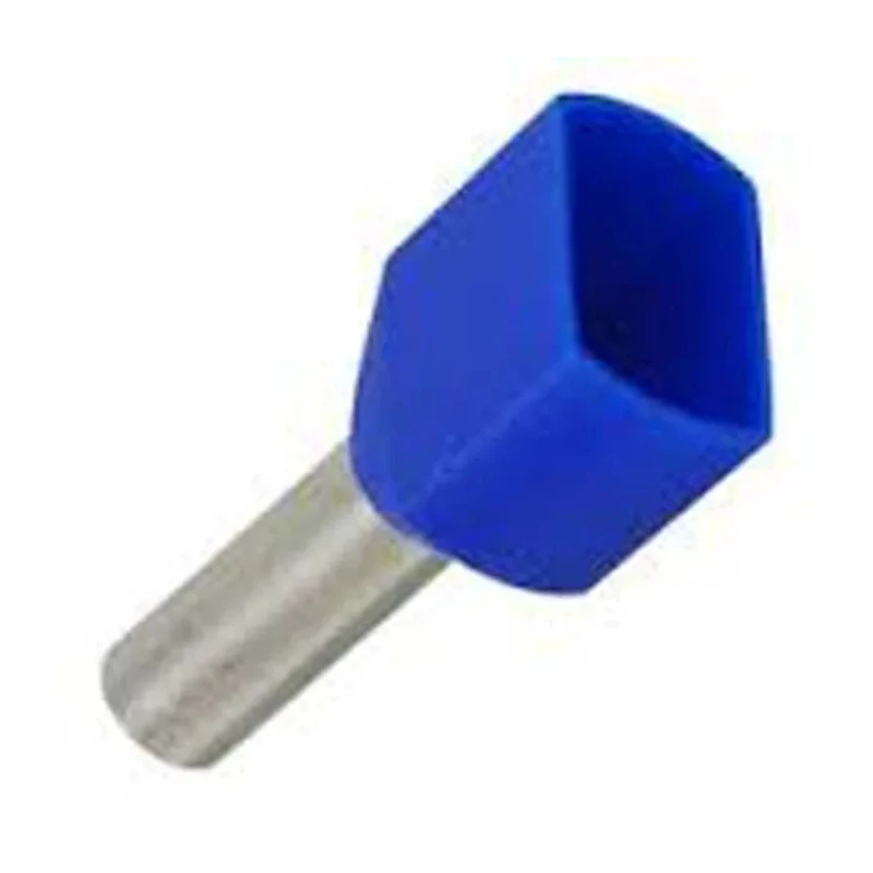 JST TWE Insulated Crimp Bootlace Ferrule, Blue, 14 AWG, 2.9 mm Pin Diameter, 9 mm Pin Length, 18 mm Overall Length TWE2.5-10
