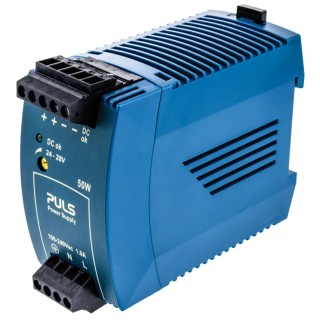 PULS MiniLine Switched Mode DIN Rail Power Supply 240V AC Input, 28V DC 2.1A Output, 50W ML50.111