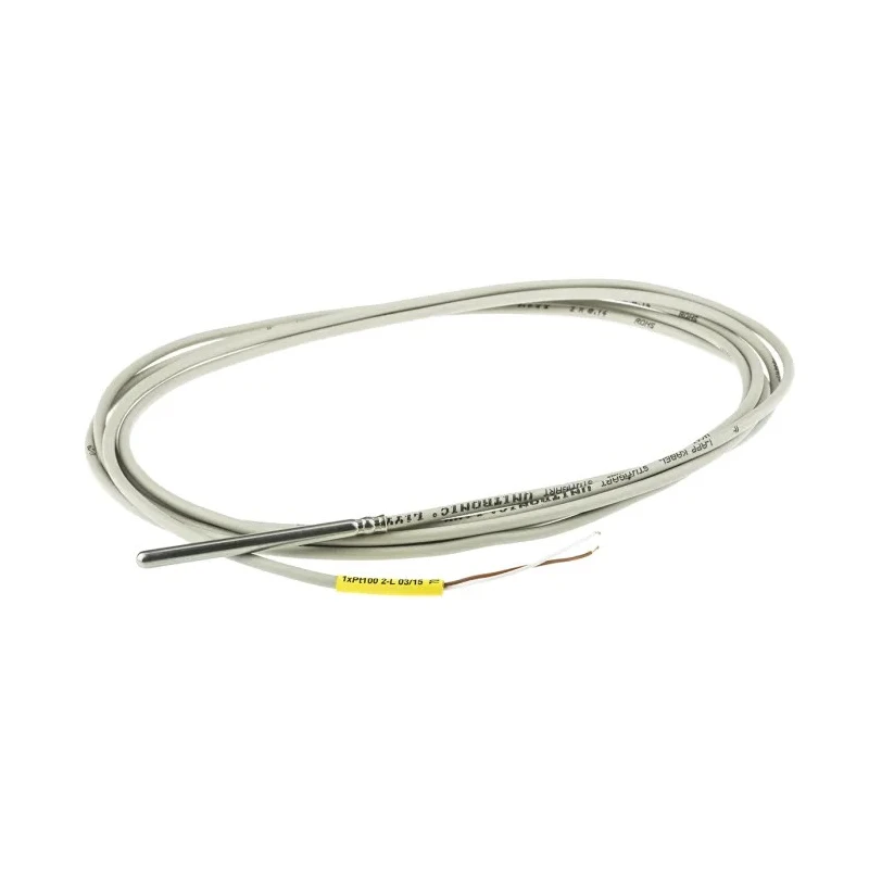 Electrotherm PT100 RTD Sensor 4.5 mm Diameter, 60 mm Length, 2 Wire, F0.3 Accuracy, Cable Length 2.5 m, 70 °C max 