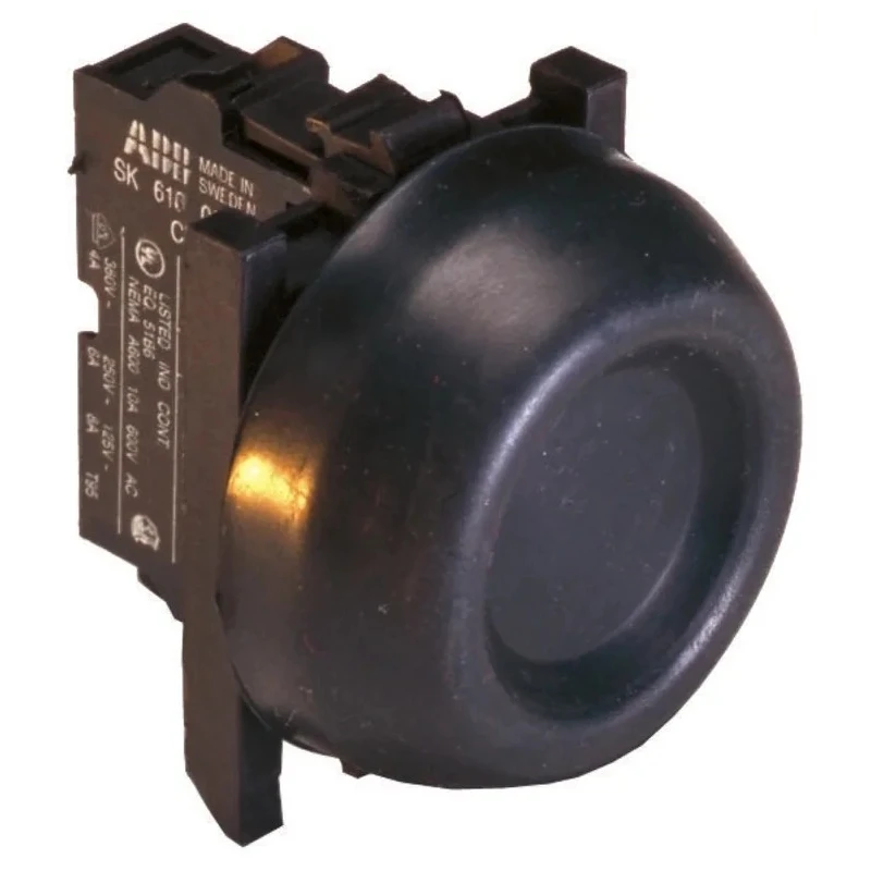 ABB MODULAR Series Push Button Switch Panel Mount 30 mm Cutout IP66 1SFA616105R4002-1SFA616105 1SFA616105R4002 - 1SFA616105