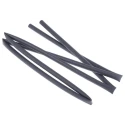 RS PRO Heat Shrink Tubing Black Polyolefin 6.4 mm Sleeve Diameter x 1.2 m Length 3:1 Ratio 481-1797