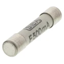 Martindale 500mA 600V Multimeter Fuse Metal Body Diameter 6.35 mm Length 32 mm MTL1015