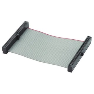 Samtec FFSD Series Flat Ribbon Cable 1.27 mm Pitch, 50 Conductors, Polyester Jacket, Grey FFSD-25-D-04.00-01-N