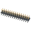 Samtec TMM Series Straight Surface Pin Header 30 Contacts 2 mm Pitch 2 Row Unshrouded TMM-115-01-L-D-SM-N