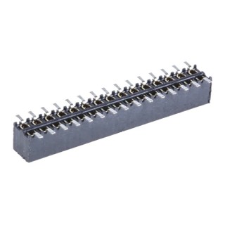 Samtec MMS Series Straight Surface PCB Socket, 30-Contact, 2 Row, 2 mm Pitch, Solder Termination MMS-115-02-L-DV