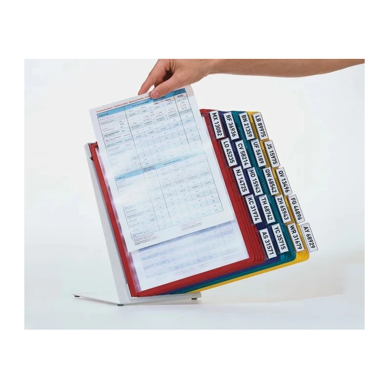 Durable Desktop Document Holder Polypropylene A4 Sheet Size 400mm Height 5699-00