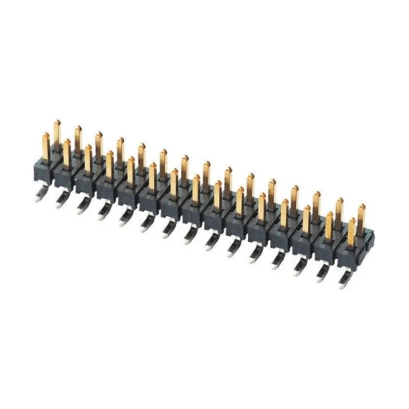 Samtec TMM Series Straight Surface Pin Header, 50 Contacts, 2 mm Pitch, 2 Row, Unshrouded TMM-125-01-L-D-SM