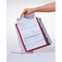 Durable Desktop Document Holder Polypropylene 10-Pocket A4 Size 5570-00